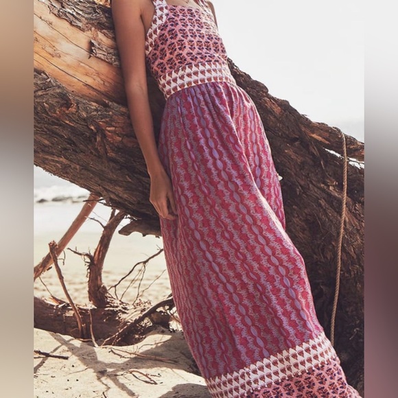 Faherty Women's Gracie Maxi Dress in Bali Bloom - Picture 9 of 16